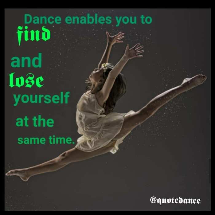 Quotes dance quote blurmark