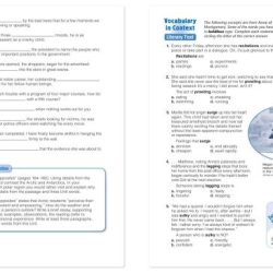 Vocabulary workshop level workbook