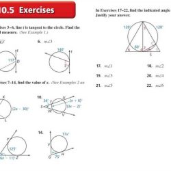 Unit 10 circles homework 7 segments lengths