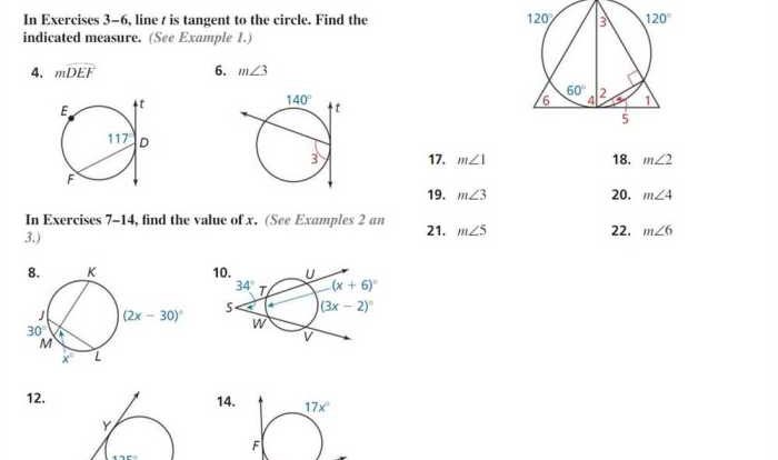 Unit 10 circles homework 7 segments lengths