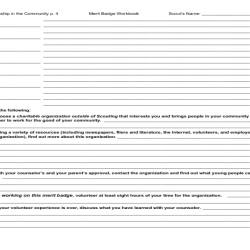 Citizenship in the community workbook