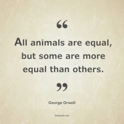 Some animals are more equal than others worksheet